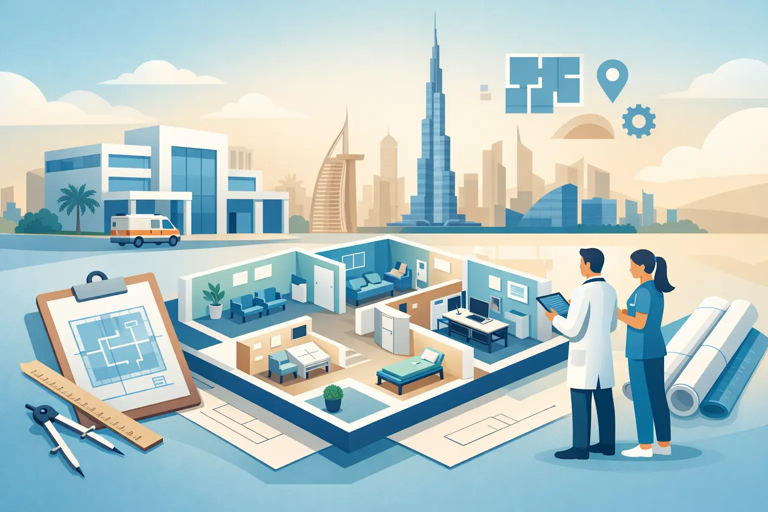 Clinic Facility Layout Requirements Dubai