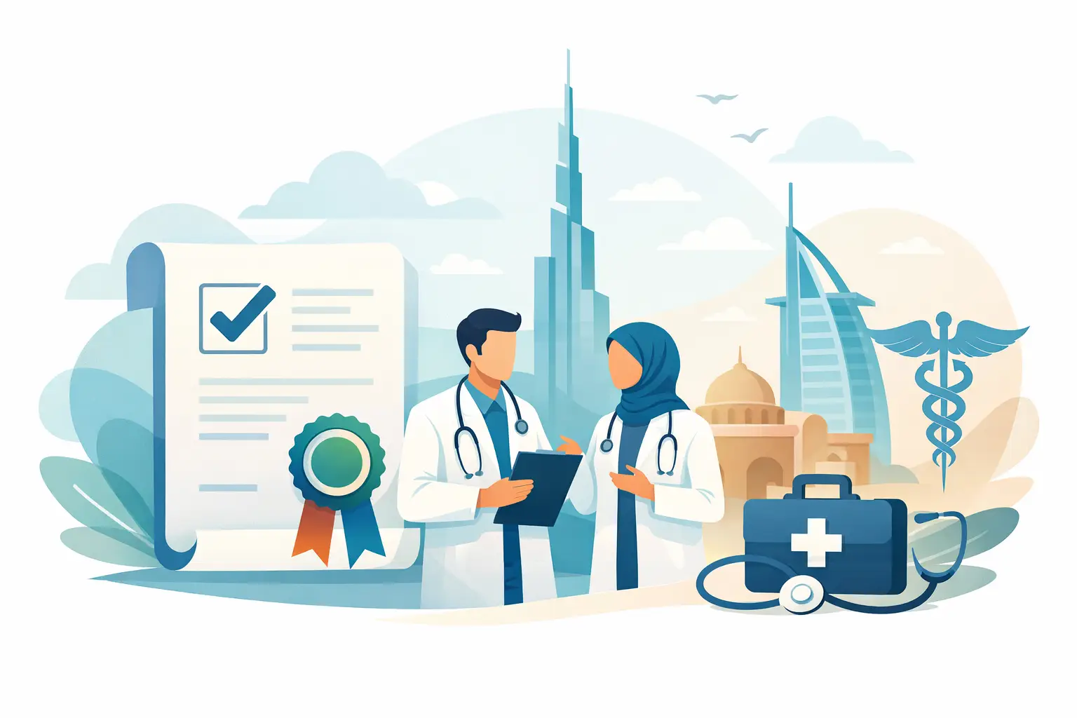 Good Standing Certificate for UAE Medical License
